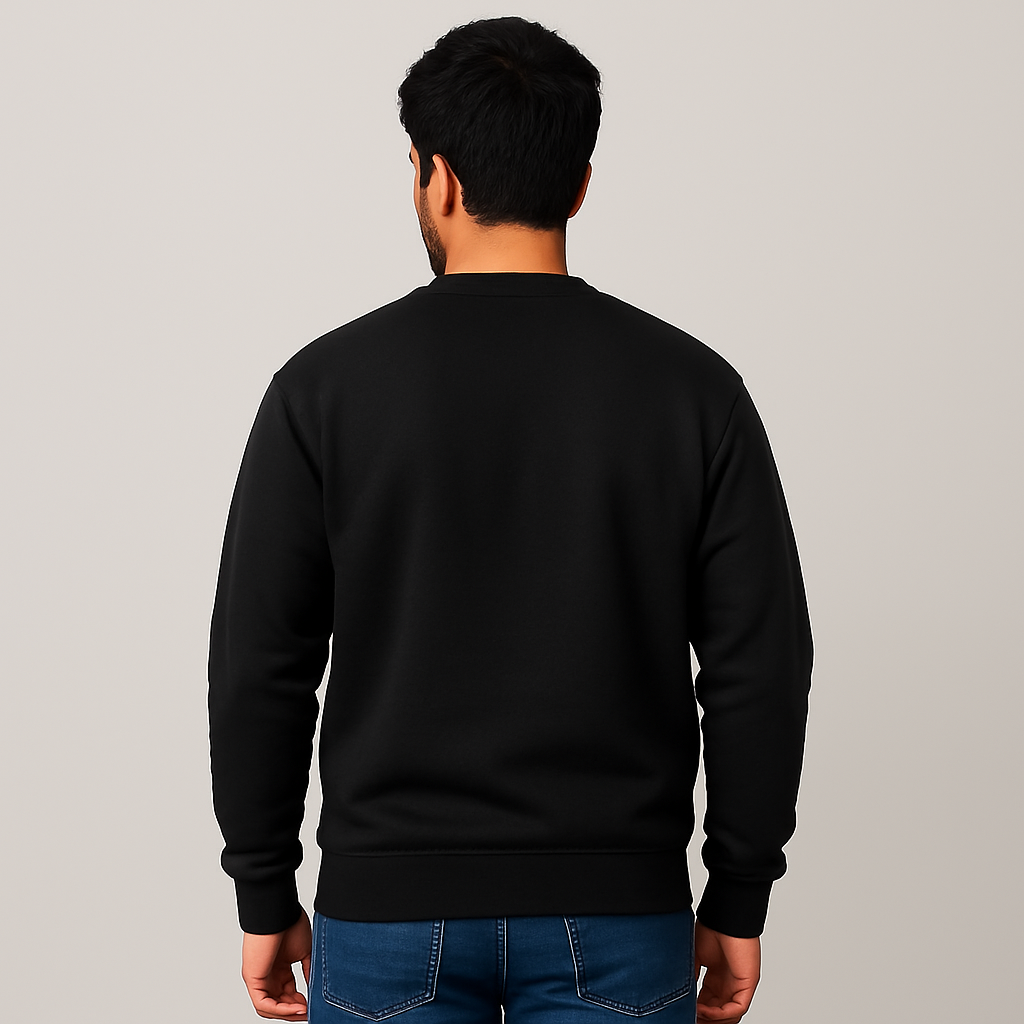 Classic Black Unisex Sweatshirt