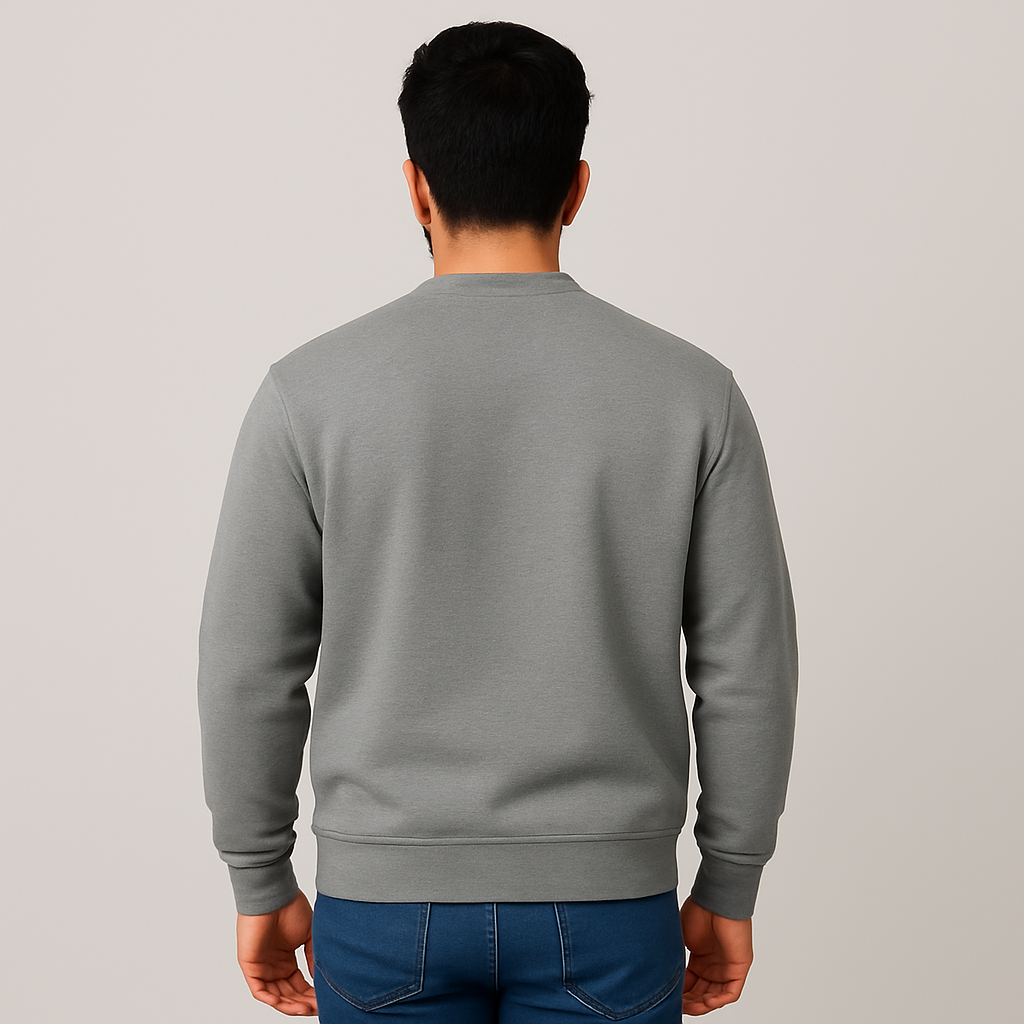 Classic Gray Melange Unisex Sweatshirt