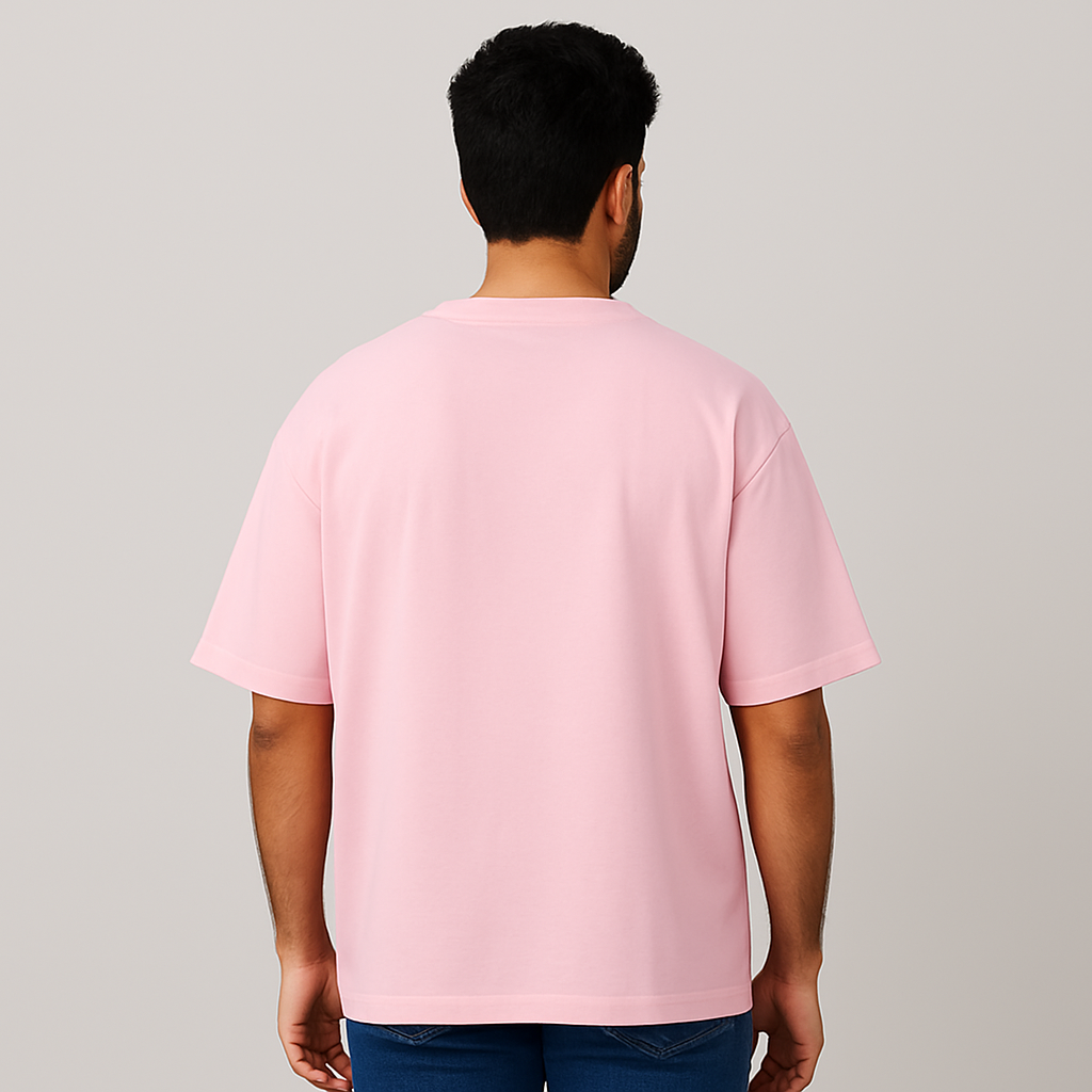 Classic Light Baby Pink Oversized T-Shirt