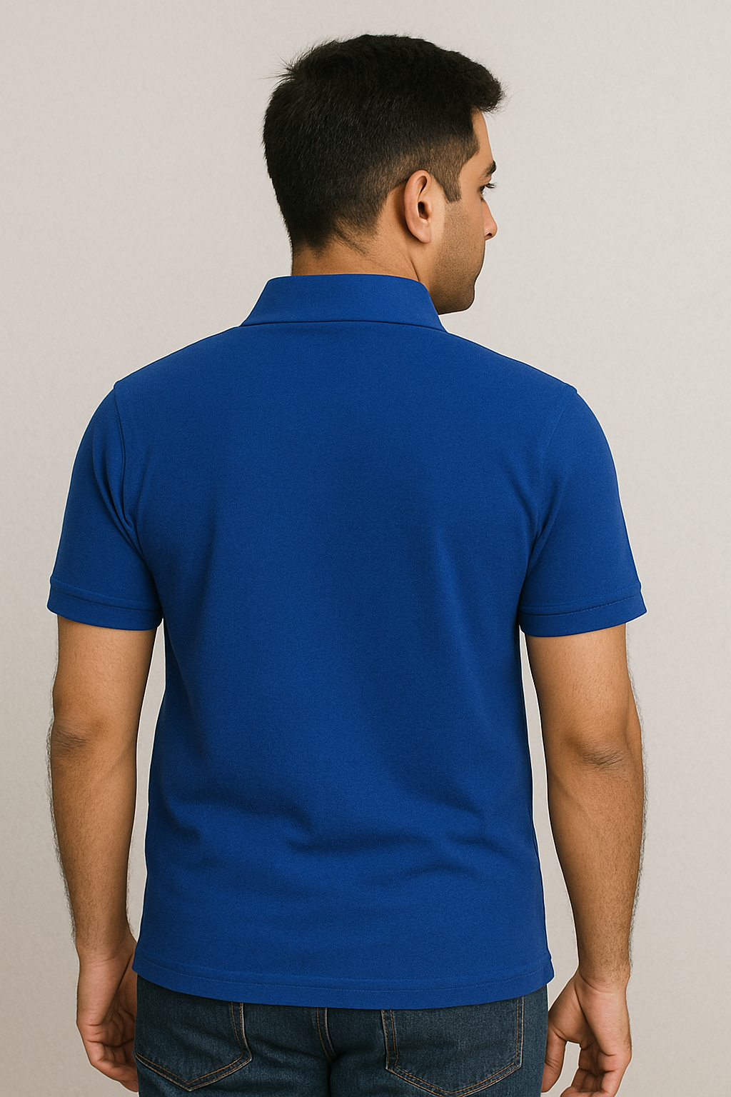Men's Polo T Shirt Royal Blue