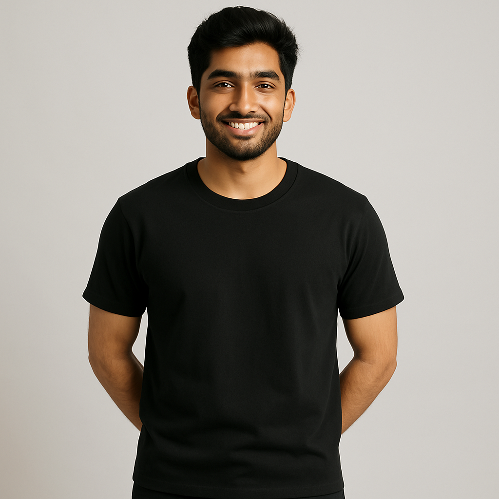 Premium Black Unisex Supima T-Shirt
