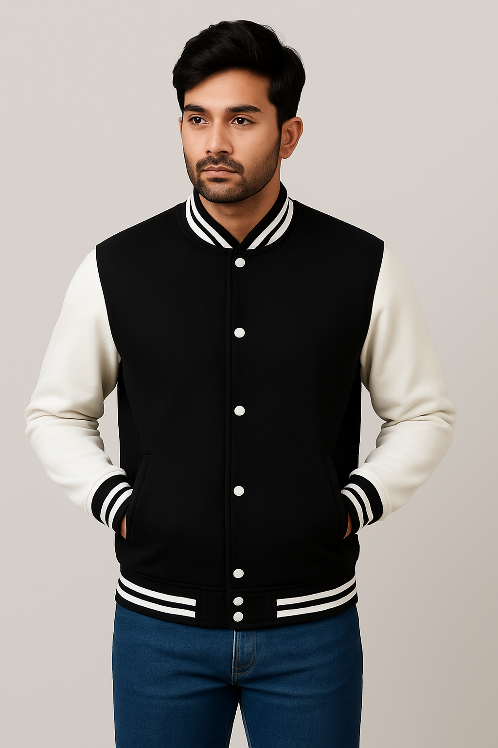 Varsity Jacket Black