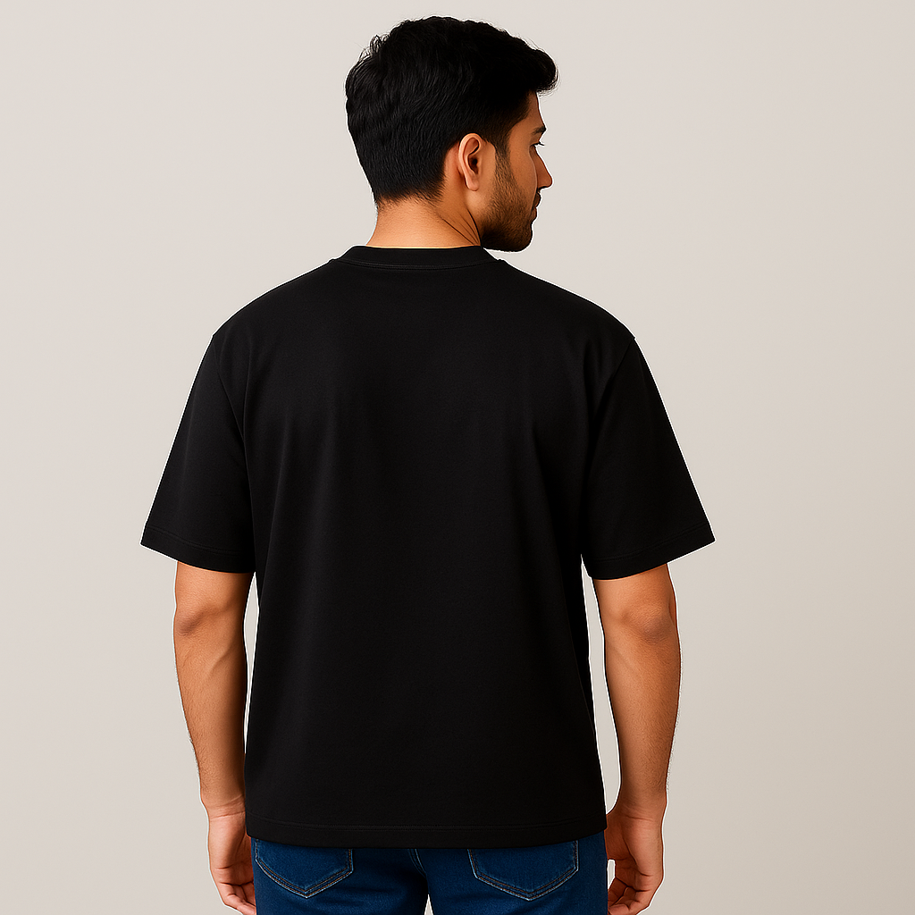 Classic Black Unisex Oversized T-Shirt