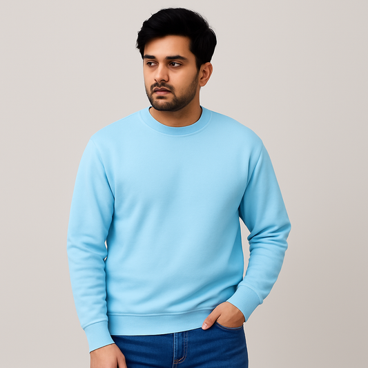 Classic Baby Blue Unisex Sweatshirt