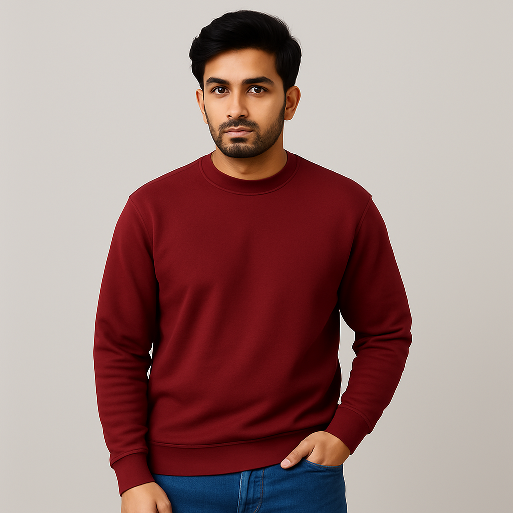 Classic Maroon Unisex Sweatshirt