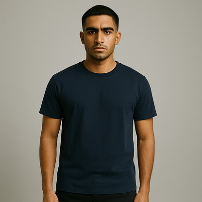Premium Navy Blue Unisex Supima T-Shirt