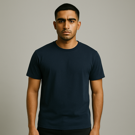 Premium Navy Blue Unisex Supima T-Shirt