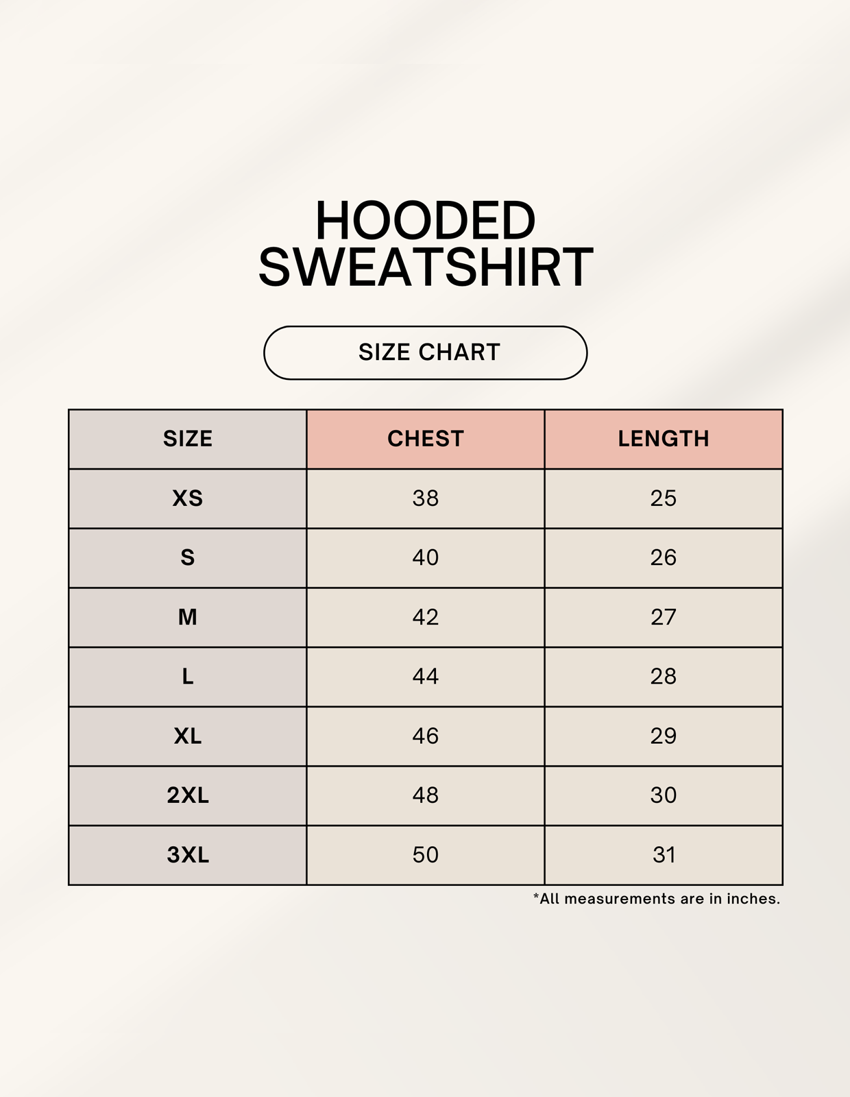 TRIBE_ORIGIN_HOODED_sizechart