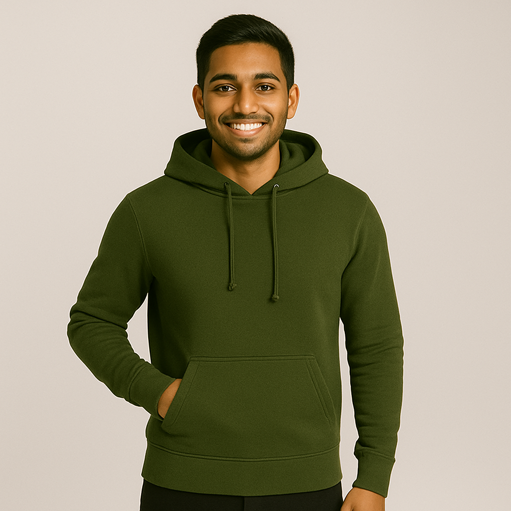  TRIBE_ORIGIN_Olive_Green_Hoodie_1