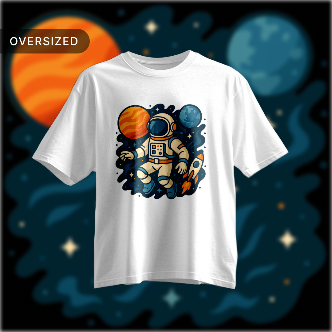 Tribe Origin  Astronaut Oversized Tshirt