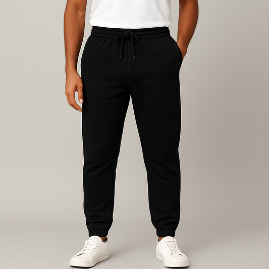 Classic Black Unisex Joggers