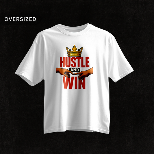 Tribe_Origin_Hustle_and_win_oversized_Tshirt