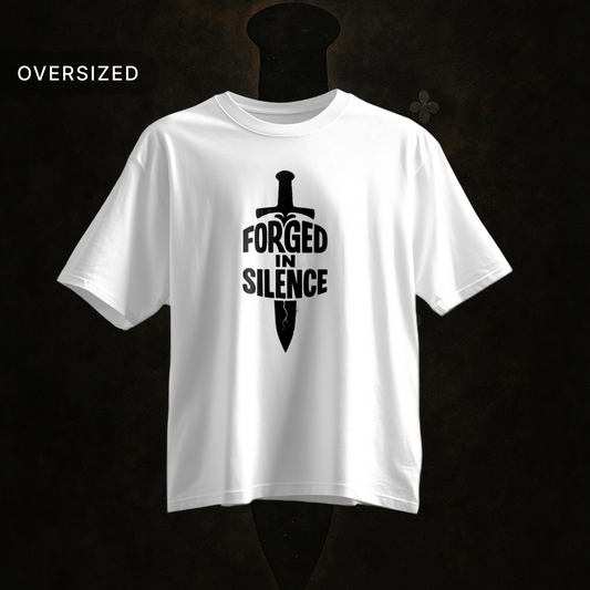 Tribe_Origin_forged_in_silence_Oversized_Tshirt