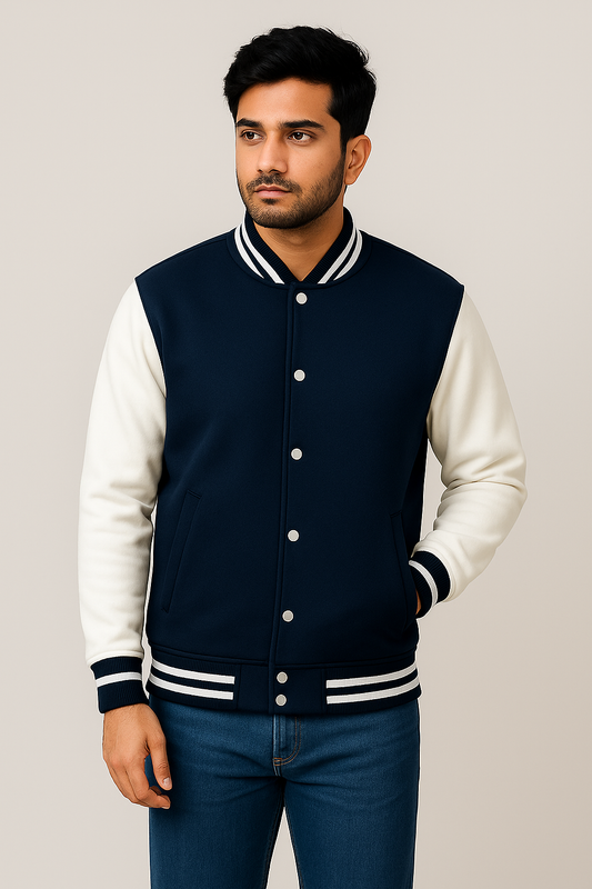 Varsity Jacket Navy Blue