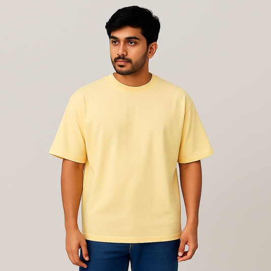 Classic Beige Oversized T-Shirt